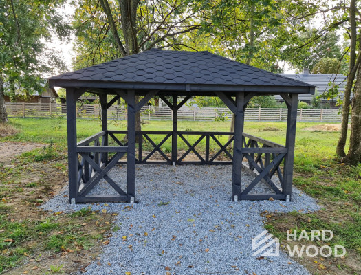 Каркасная беседка для дачи №92 - фото 1888