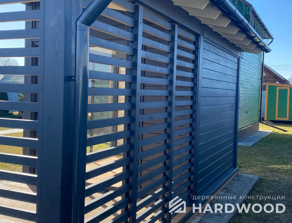 Скандинавская беседка из дерева №93 - фото 2247